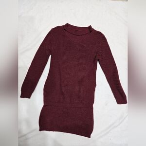 NEW Knit sweater ladies size large maroon Red Love by Chelsey